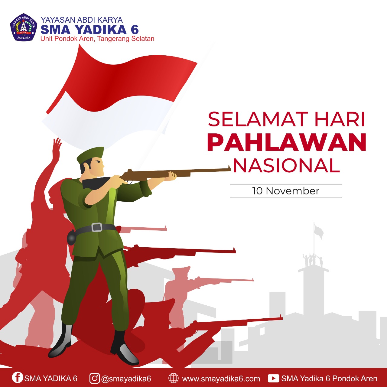 Selamat Hari Pahlawan Nasional